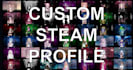 create a custom animated steam artwork for your profile