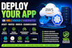 deploy your react nextjs nodejs django app on AWS docker kubernetes
