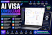 develop saas ai visa consultant app, immigration, study abroad website