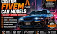 create, convert and install custom fivem car models for your gta v server