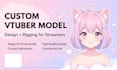 design and rig live2d vtuber character 2d vtuber model rigging for vtube studio
