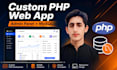 build a custom PHP mysql web application with admin panel