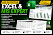 do excel data entry, dashboard, pivot table, and mis reports
