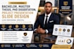 design bachelor, master thesis, phd dissertation, project presentation slide