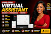 long term virtual assistant email manager business support lead gen admin suppor