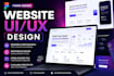 design a modern website UI UX design in figma
