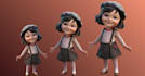 do 3d cute cartoon 3d modeling 3d printing cartoon character