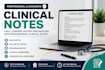 convert patient encounters into professional clinical notes