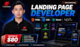 build a modern responsive landing page