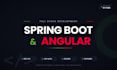 develop full stack spring boot angular app