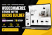 your woocommerce store with bricks builder