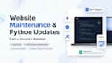 do custom website maintenance and python updates
