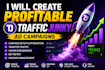 create profitable traffic junky ad campaigns