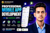 develop a custom android and IOS mobile app