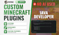 develop a custom minecraft plugin for your server
