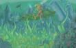 landscape drawing illustration full color