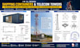 do shipping containers telecom towers pe sealed structural drawing calculation