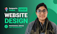 create modern website UI UX design in figma