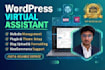 be your wordpress virtual assistant for web management and SEO
