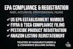 do epa registration, epa establishment number, and compliance filing