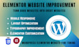 improve fix elementor website layout spacing typography mobile responsiveness