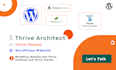 design wordpress website using thrive architect thrive themes