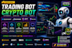 build crypto trading bot, backtrader bot, drift protocol bot, bookmap, pelican