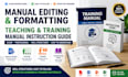 do manual editing and formatting teaching and training manual instruction guide