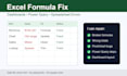 fix excel formulas dashboards and spreadsheet errors