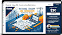 provide detailed material takeoff and estimate