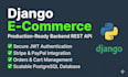 develop a secure ecommerce backend using python django