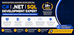 develop backend and web application development with csharp and sql