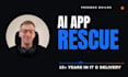 fix your ai built vibe coded web app in lovable replit bolt cursor