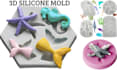create 3d silicone mold injection mold chocolate mold slip casting plastic mold