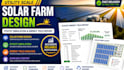 design solar farm, pvsyst simulation, energy yield report