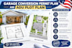 draw a garage conversion permit plan and adu plot plan