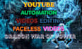 create dc and marvel superhero logo animation intro videos