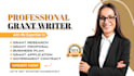 write your grant proposal, research and application