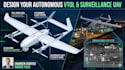 design autonomous uav vtol drone cad layout and surveillance prototype