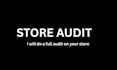 do full store audit or your ecommerce store for full conversion rate