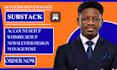 setup substack account design substack setup manage substack newsletter