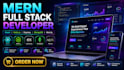 build modern mern stack web application using react node js