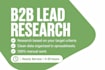 deliver manual b2b lead research