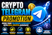 promote your crypto telegram group professionally