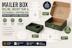 create mailer box dieline,insert tray and sustainable shipping box