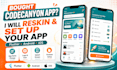 reskin setup and publish your codecanyon flutter app