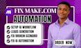 fix make com, made com, setup make com automation, make automation, make expert