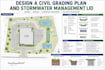 design a grading drainage plan for stormwater management and flood mitigation