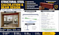 do structural steel calculation beam calculations design for wall removal