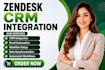 integrate zendesk with CRM, email tools, and automation platforms